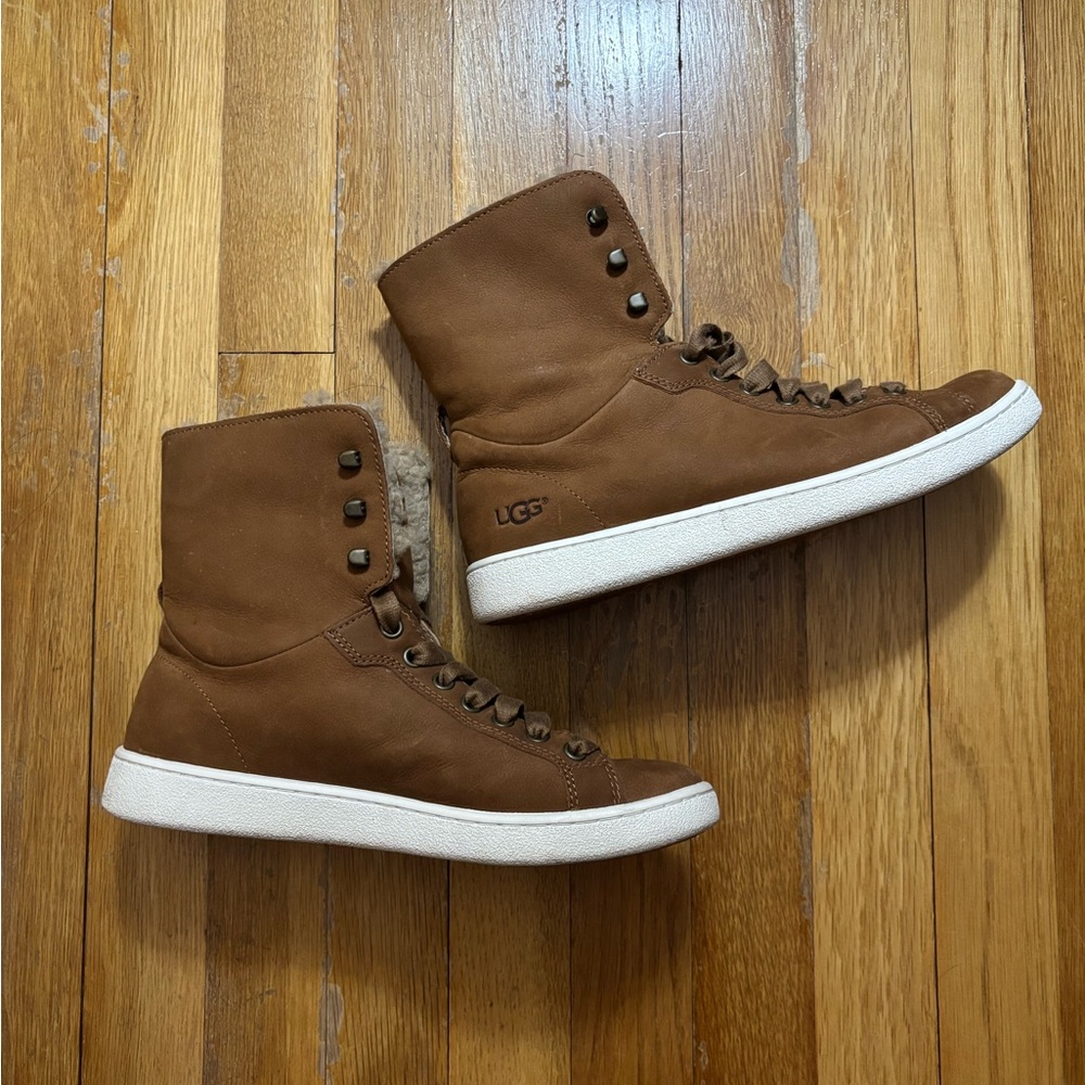 UGG Women's Brown High-Top Sneakers